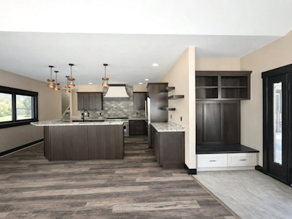 Custom stick-built new home by Sayre Builders