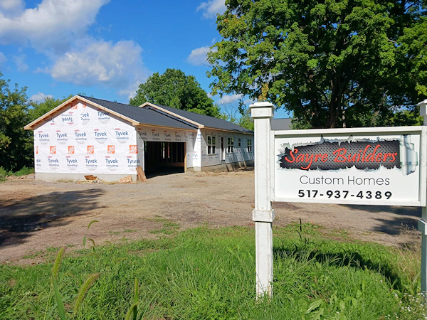 Sayre Builders works with clients to select options for a custom built home